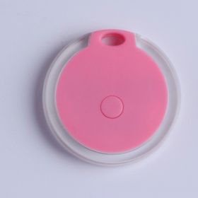 Anti-Lost Tracking Device For Dog & Cat; Smart Key Finder Locator For Kids Pets Keychain (Color: pink)
