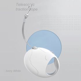 Pet High Premium Outing Traction Automatic Retractable Leash (Color: White)