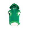 Pet Life LED Lighting Hands-Up-Santa Hooded Sweater Pet Costume